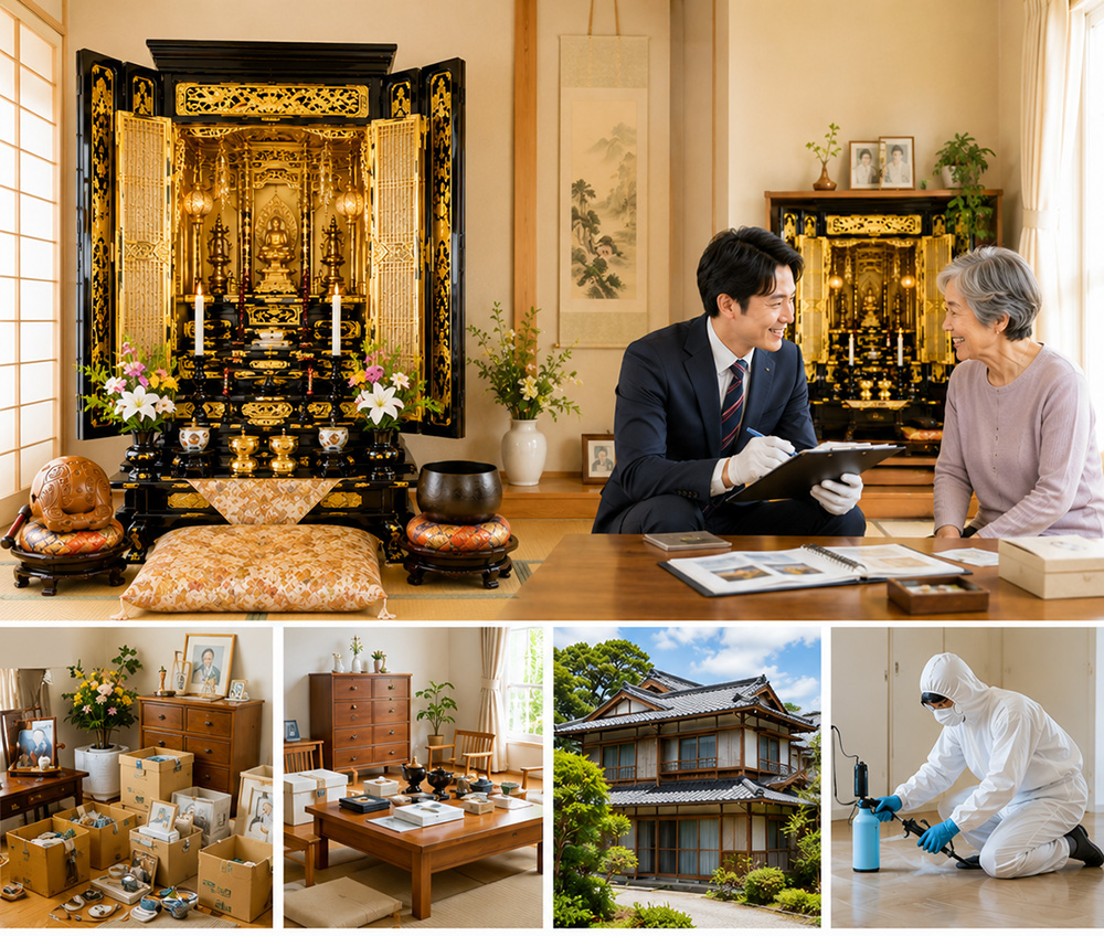 遺品整理と同時にご依頼いただけます