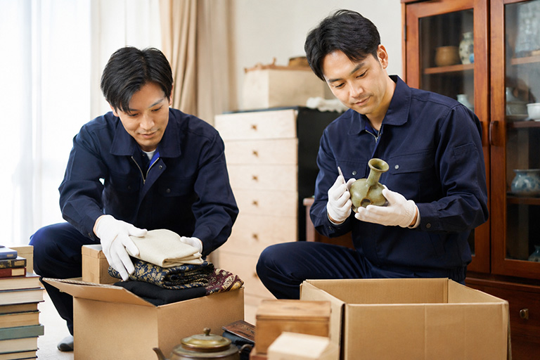 遺品整理と買取を同時に対応