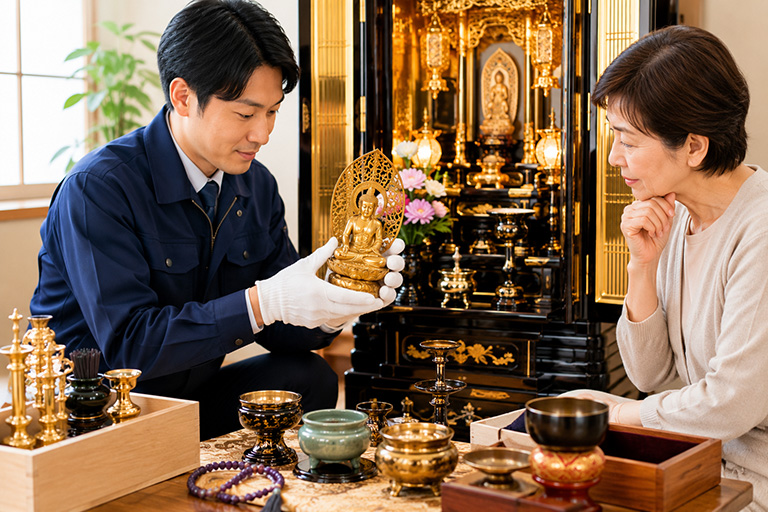 仏壇や仏具の査定にも対応